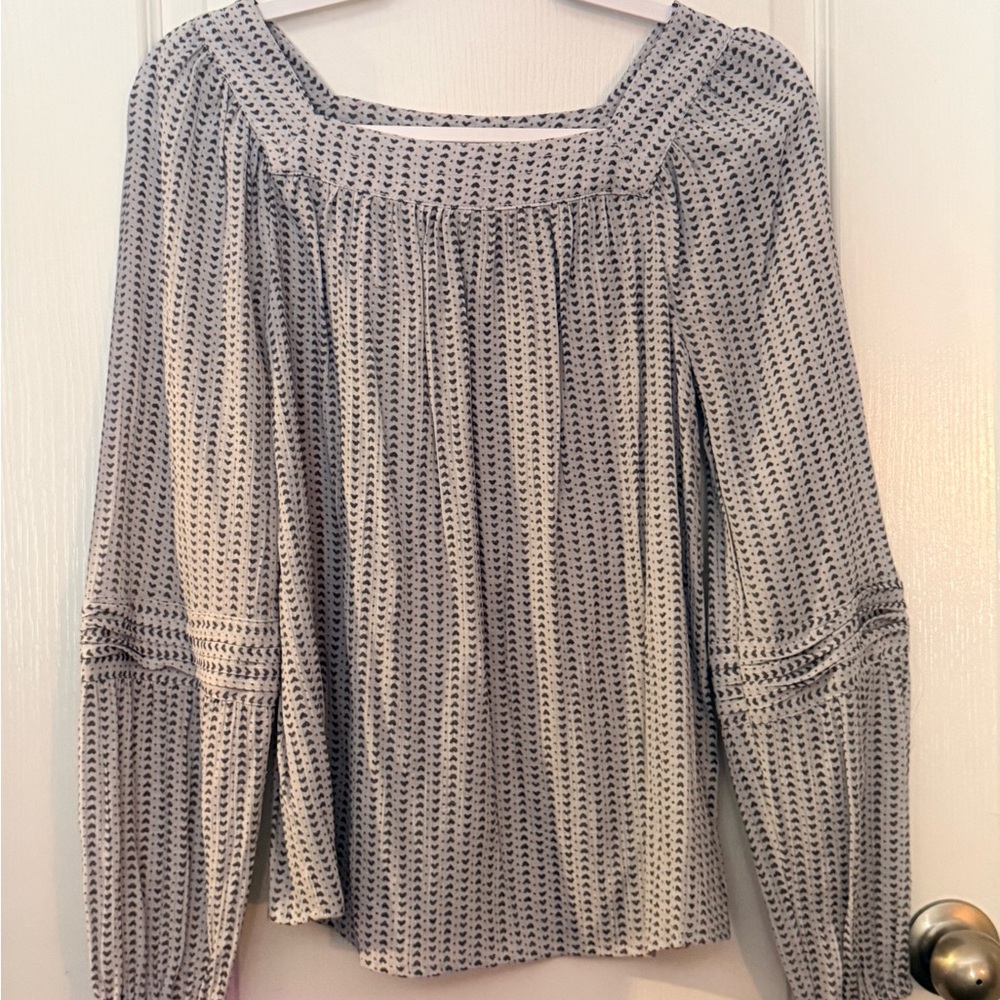 LC Lauren Conrad Long Sleeve Blouse- Small